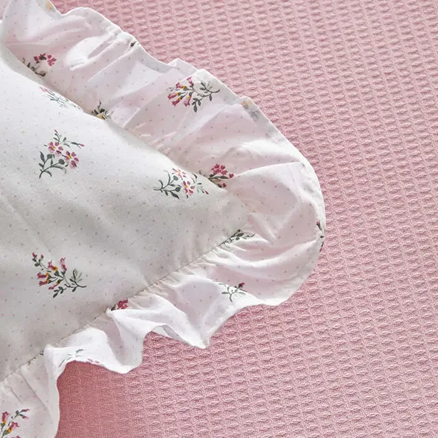 Karaca Lidya Bettwäsche-Set aus 100 % Baumwolle, Doppelbett, Rosa