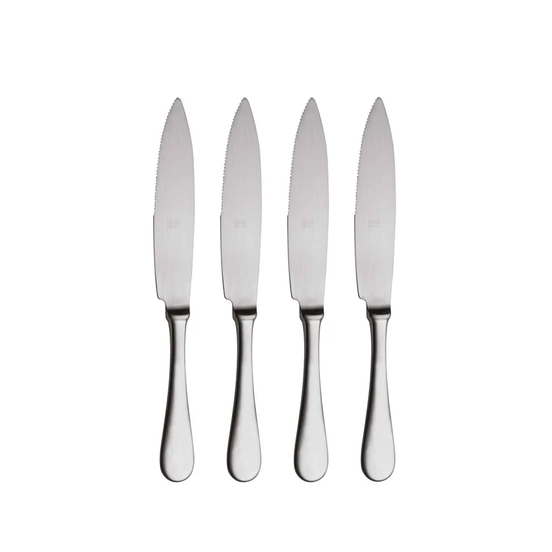 Stainless Steel STEAK KNIFE Set of Four by Mepra