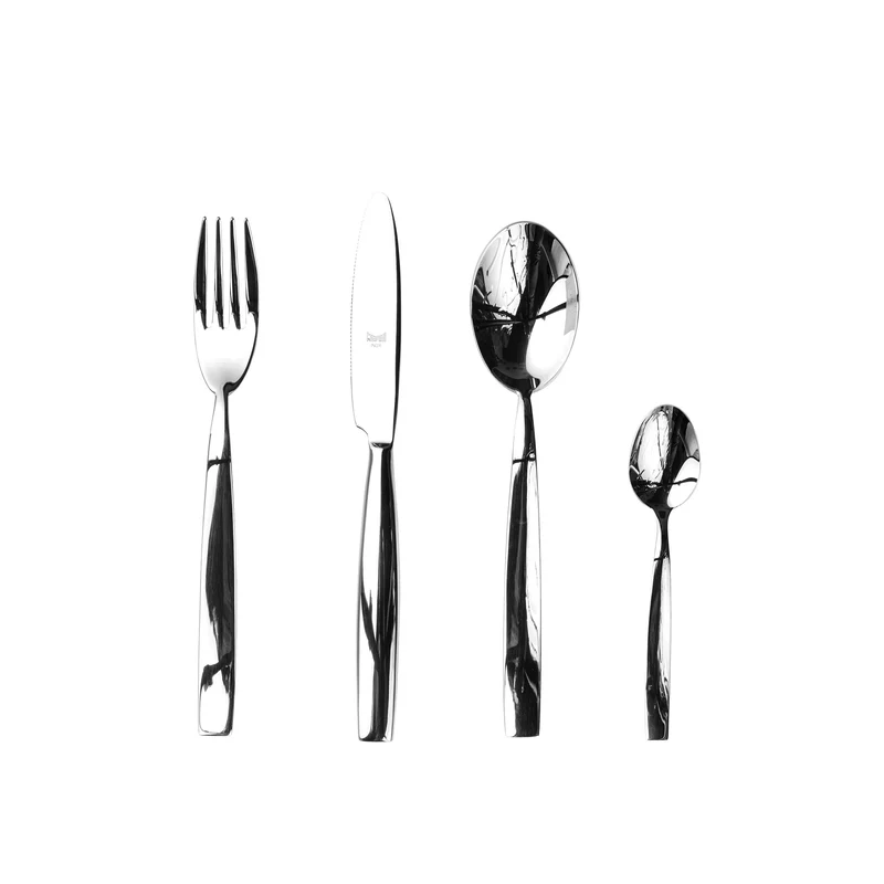 Stainless Steel Cutlery MEDITERRANEA Set of Twenty-Four by Maurizio Duranti for Mepra