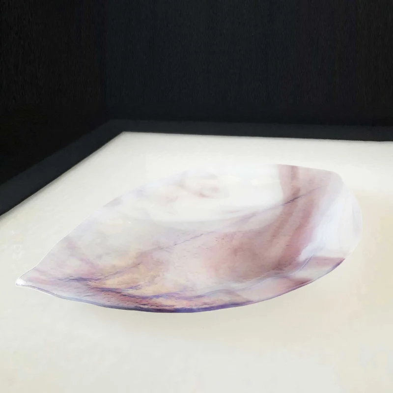 Murano Glass Centerpiece LEAF ORIENTE by D.i. Più Andretto Design