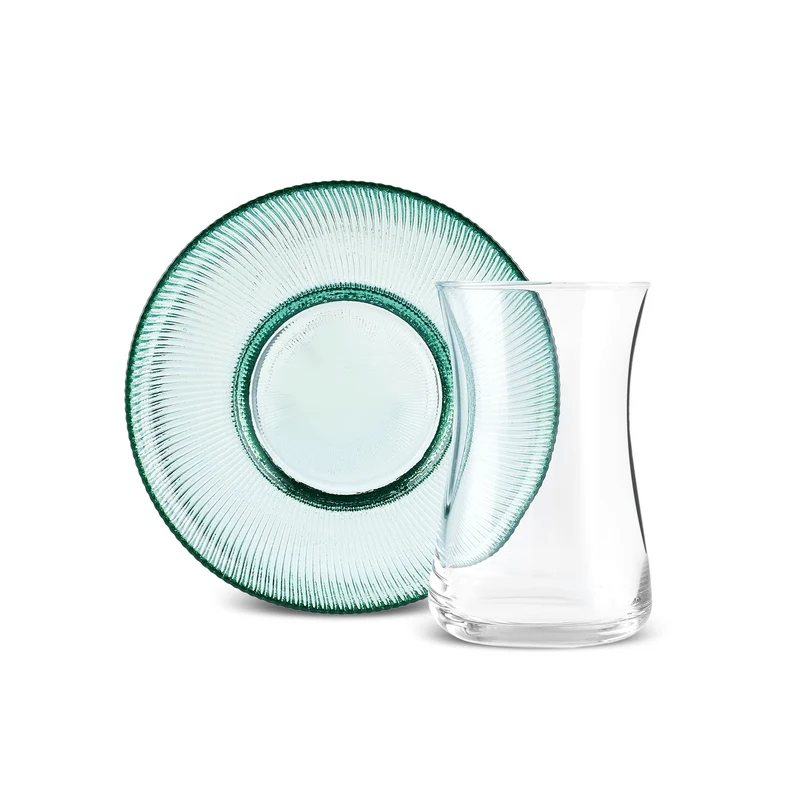 Karaca Juliet Grün 6-Personen-Teeset