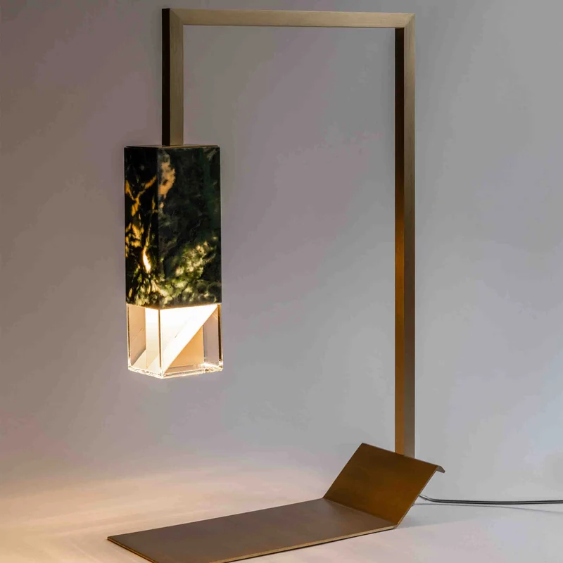 Marble Table Lamp LAMP/TWO by Formaminima