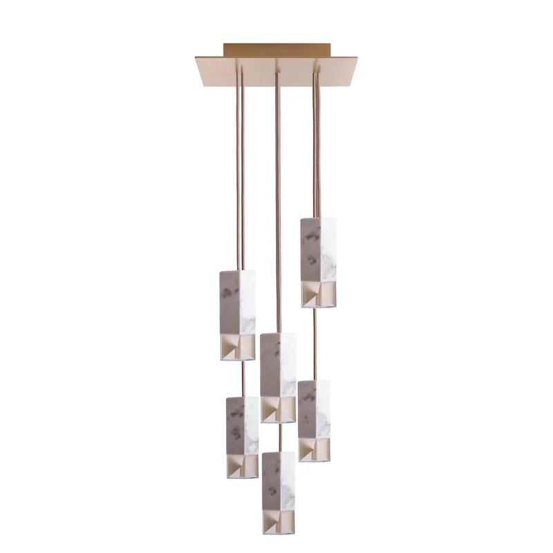 Marble Chandelier LAMP/ONE by Formaminima