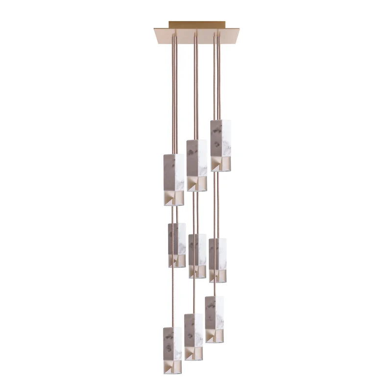 Marble Chandelier LAMP/ONE by Formaminima