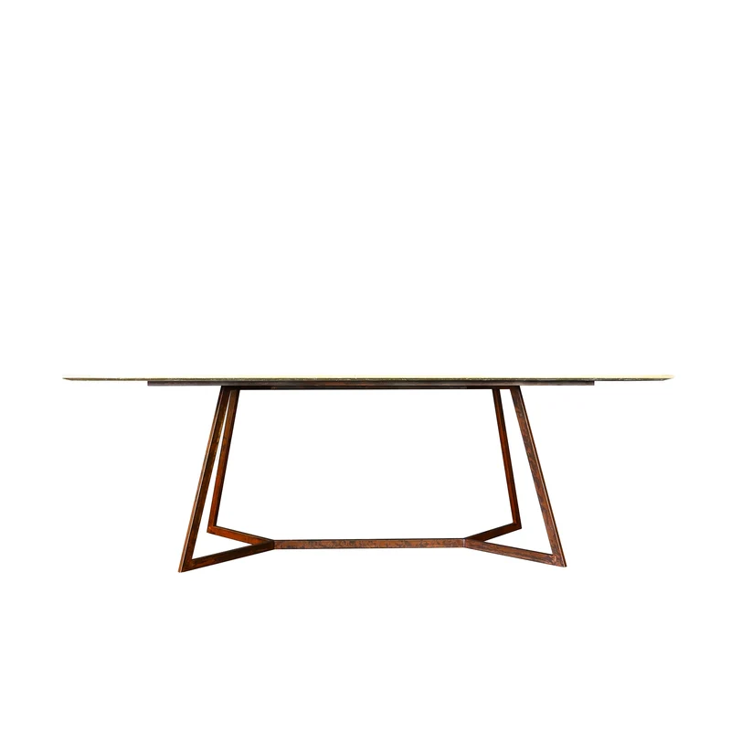 Stone Dining Table TRAPEZE TR4 by Nicola Di Froscia for DFdesignLab