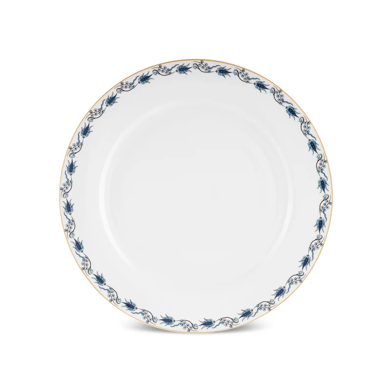 Karaca Forever Bone China Iznik 24-teiliges Tafelservice für 6 Personen, Mehrfarbig