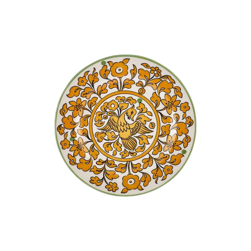 Karaca Paye Selcuklu Serie Gelb Brotteller 16 cm