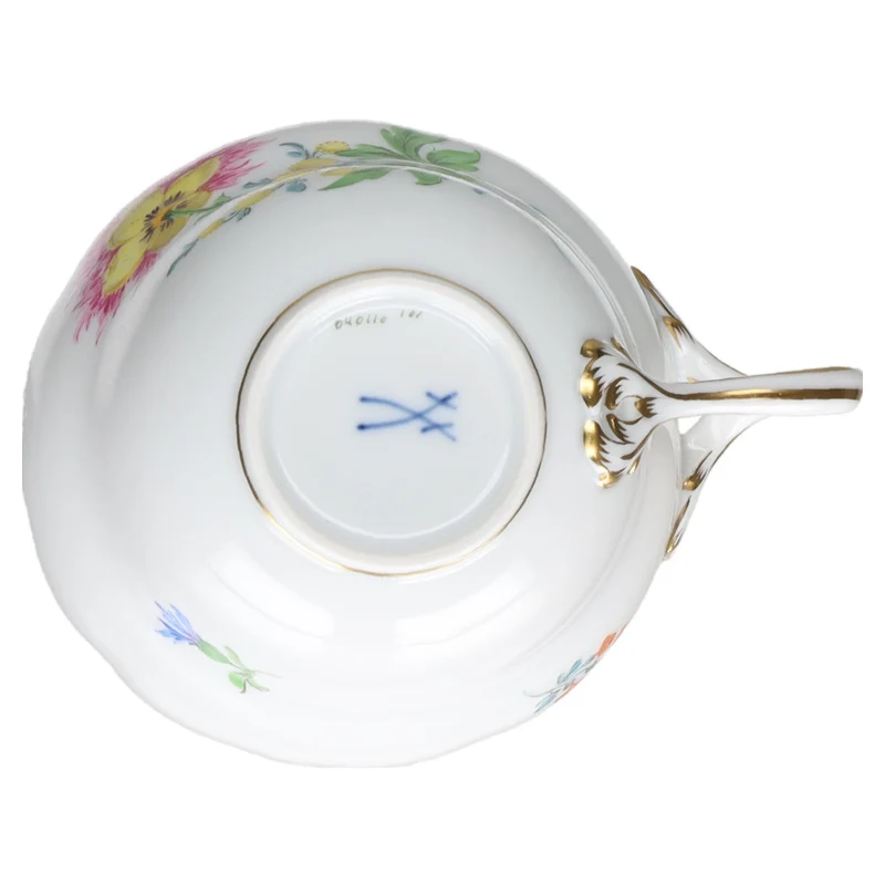 Kaffeetasse Blüte Rosa Gelb Typ I
