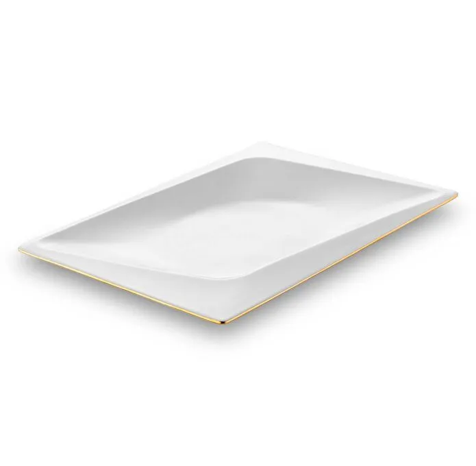 Jumbo Fold Gold 58-teiliges eckiges Tafelservice für 12 Personen