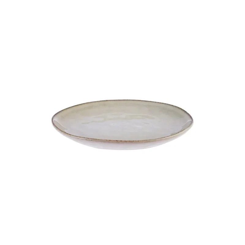 Karaca Aria Reactive Glaze Kuchenteller, 20 cm, Beige