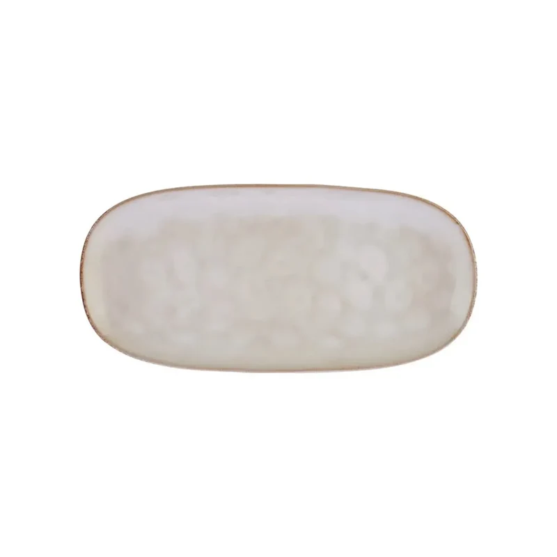 Karaca Aria Reactive Glaze Servierplatte, 31 cm, Beige