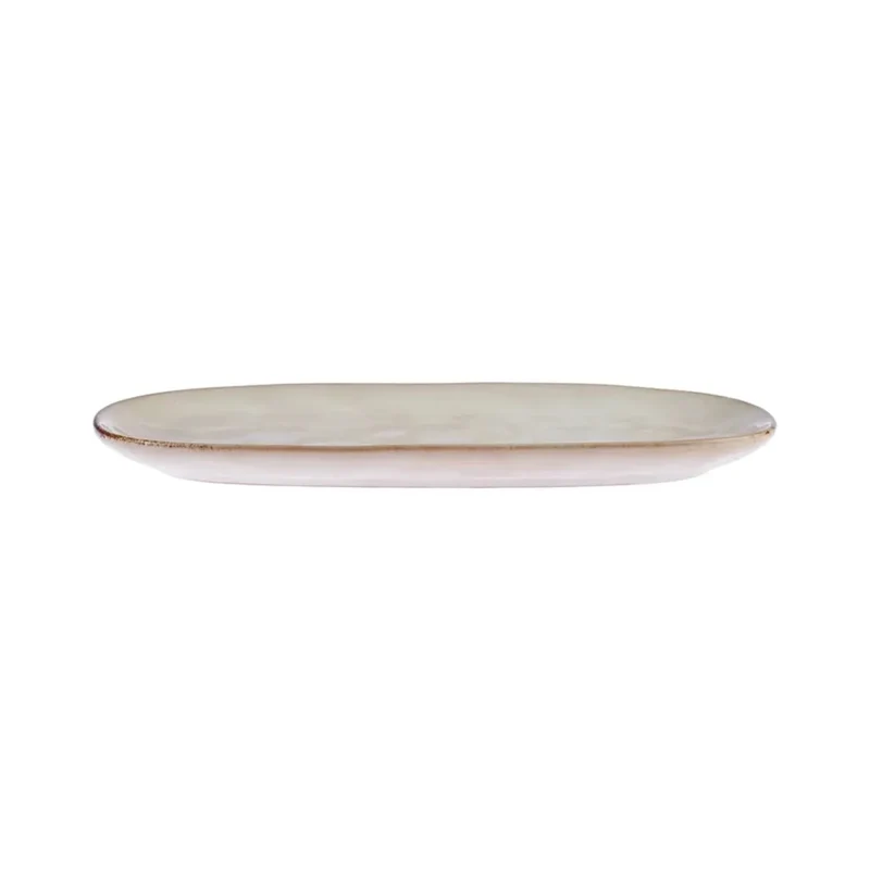 Karaca Aria Reactive Glaze Servierplatte, 31 cm, Beige
