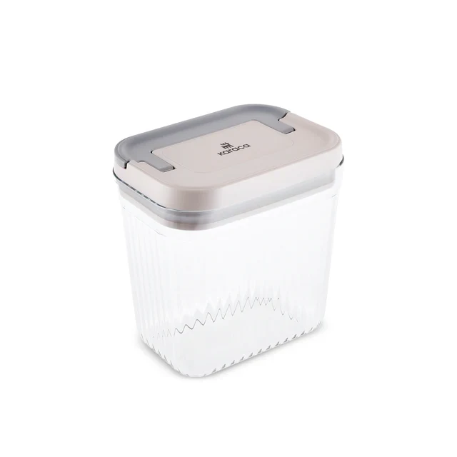 Karaca Flex 2-teiliges Aufbewahrungsbehälter-Set, 1500 ml, Transparent