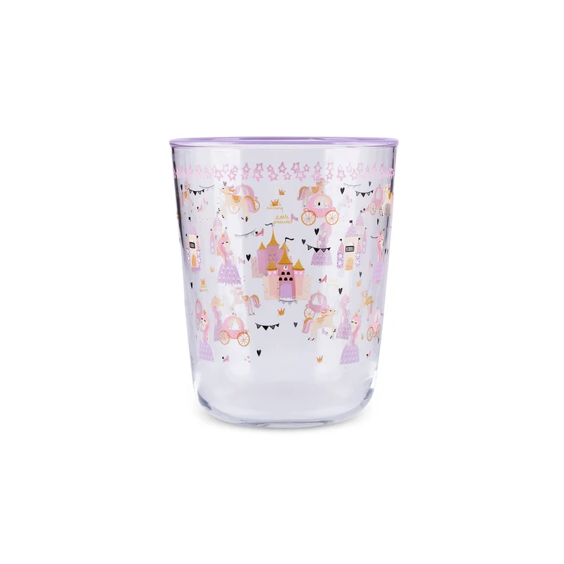 Karaca Kids 3-Teiliges Glasbecher-Set Für Mädchen, Rosa