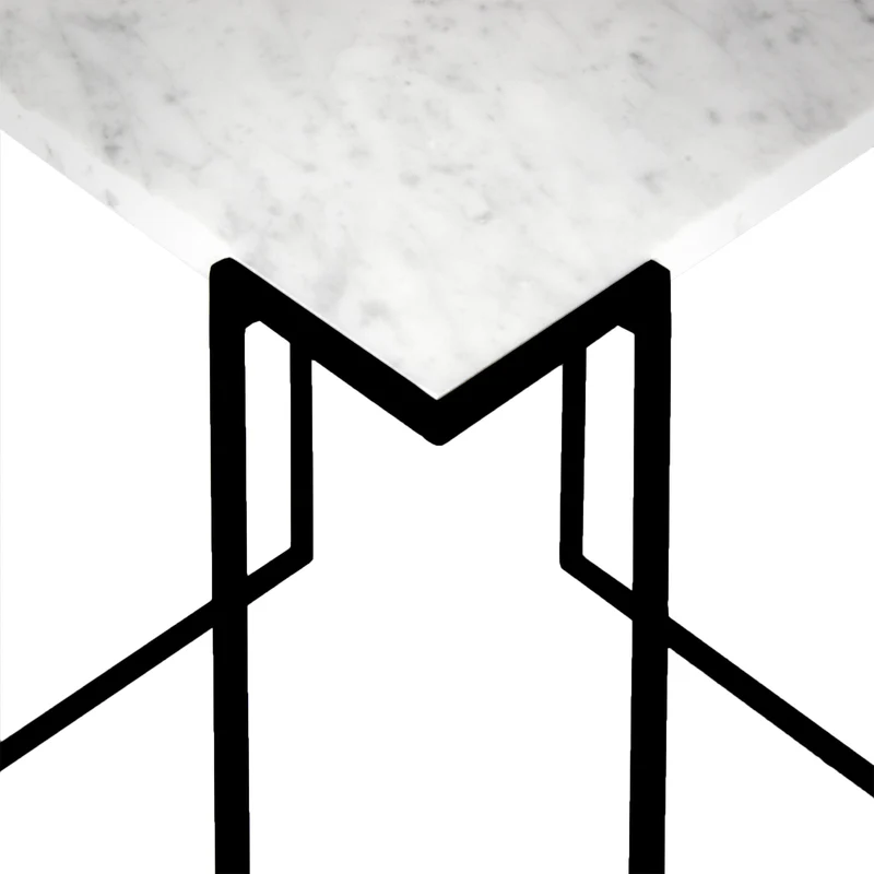 Carrara Marble Side Table GRAVITY by Nicola Di Froscia for DFdesignLab