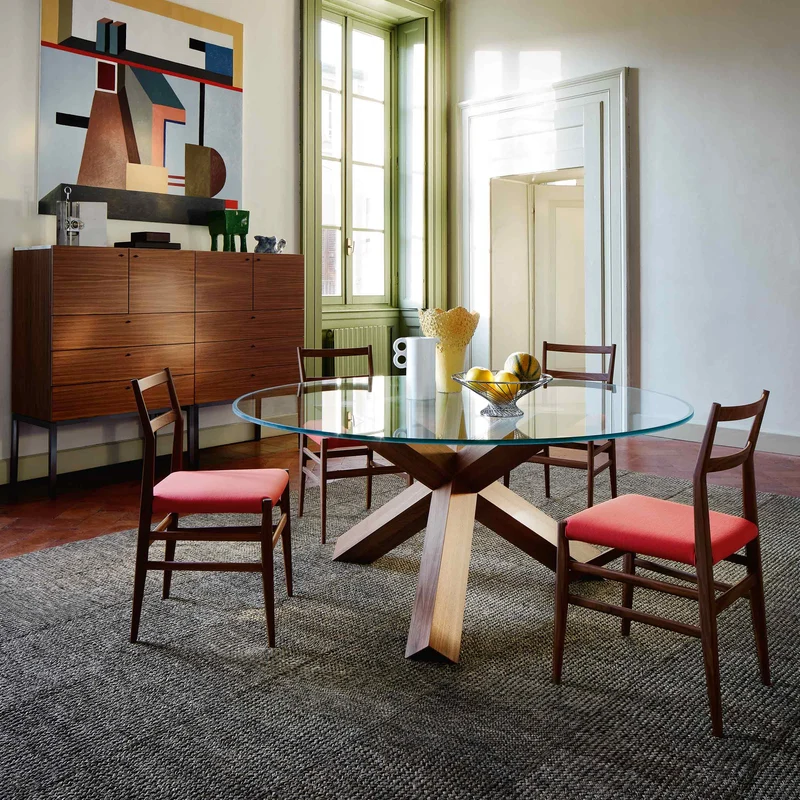 Wood Chair LEGGERA, designed by Gio Ponti for Cassina