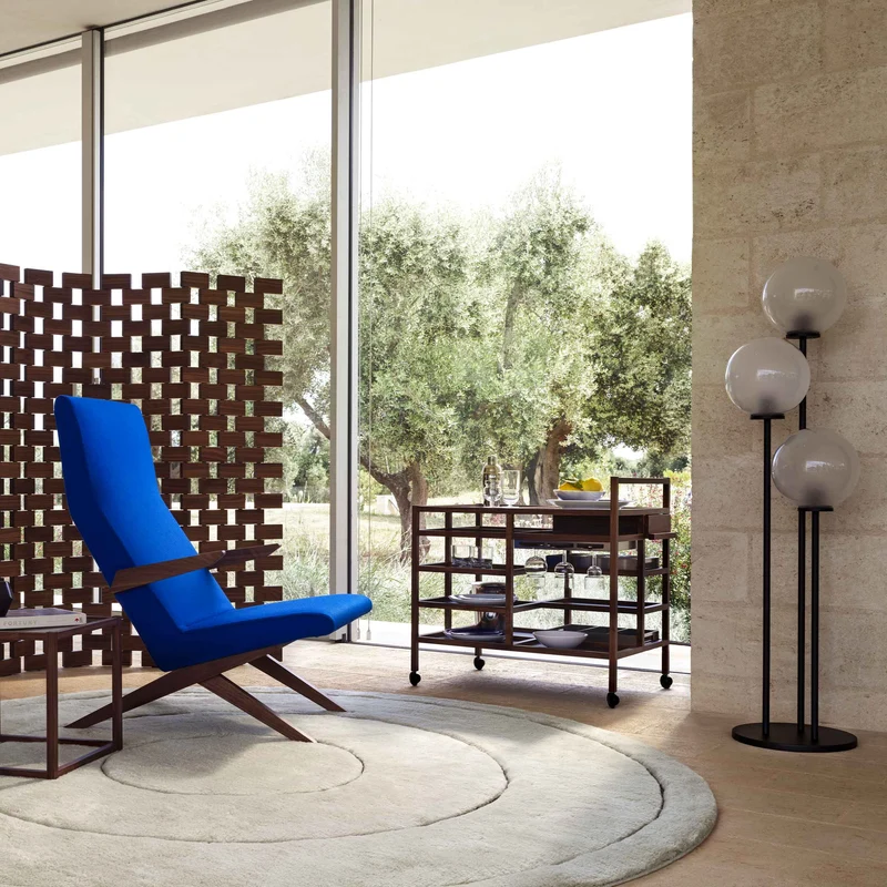 Wood SERVING CART, designed by Bodil Kjær for Cassina