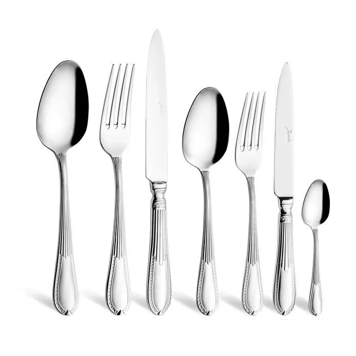 Jumbo 3401 84-teiliges Besteckset für 12 Personen aus Edelstahl
