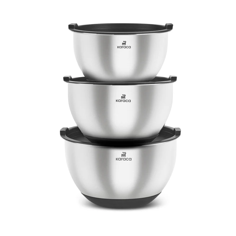 Karaca Blendbox 3-teiliges Mixset, Inox