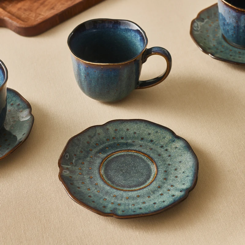 Karaca Bryggen Reaktiv 250 Ml Teetasse Für 6 Personen