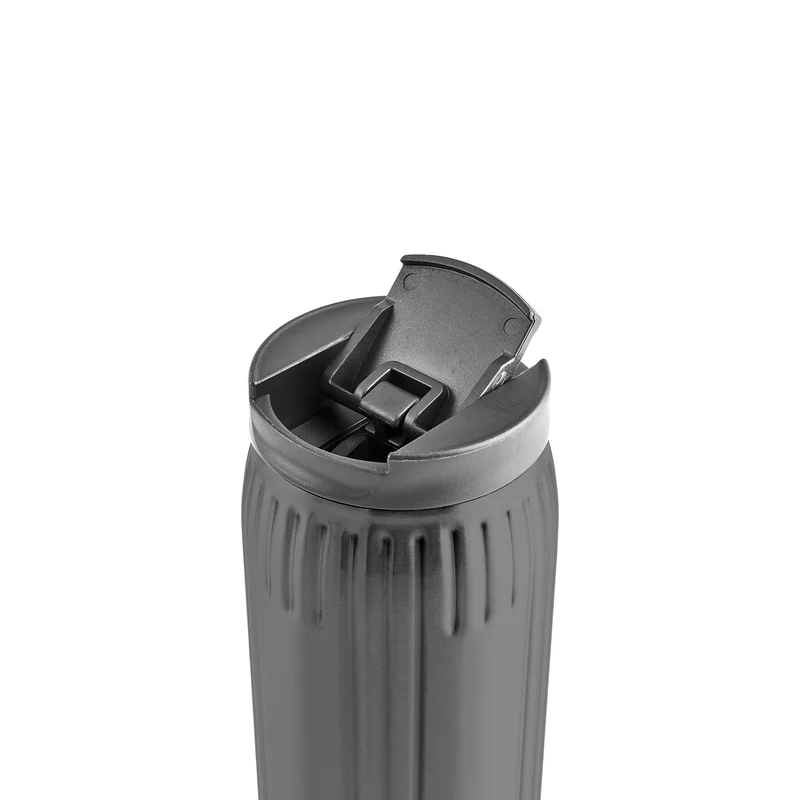 Karaca Rimo Auslaufsicherer Edelstahl-Thermos 600 ml Anthrazit