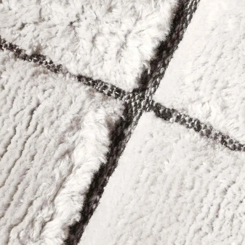 Wool Rectangular Carpet SAHARA GRID, designed by Cassina