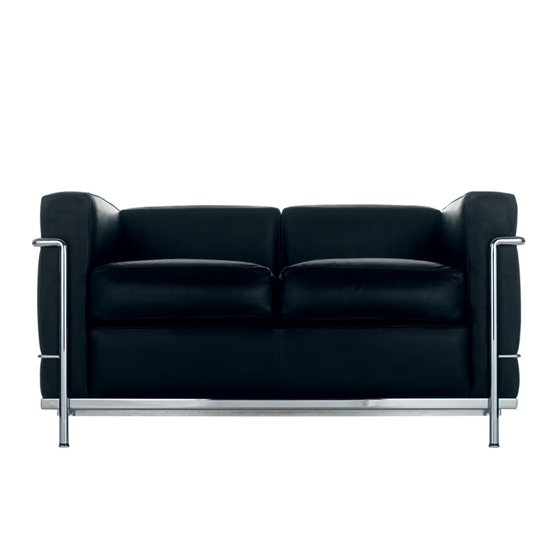 Sofa - "2, Fauteuil Grand Confort, Petit Modèle", designed by Le Corbusier, Pierre Jeanneret, Charlotte Perriand for Cassina