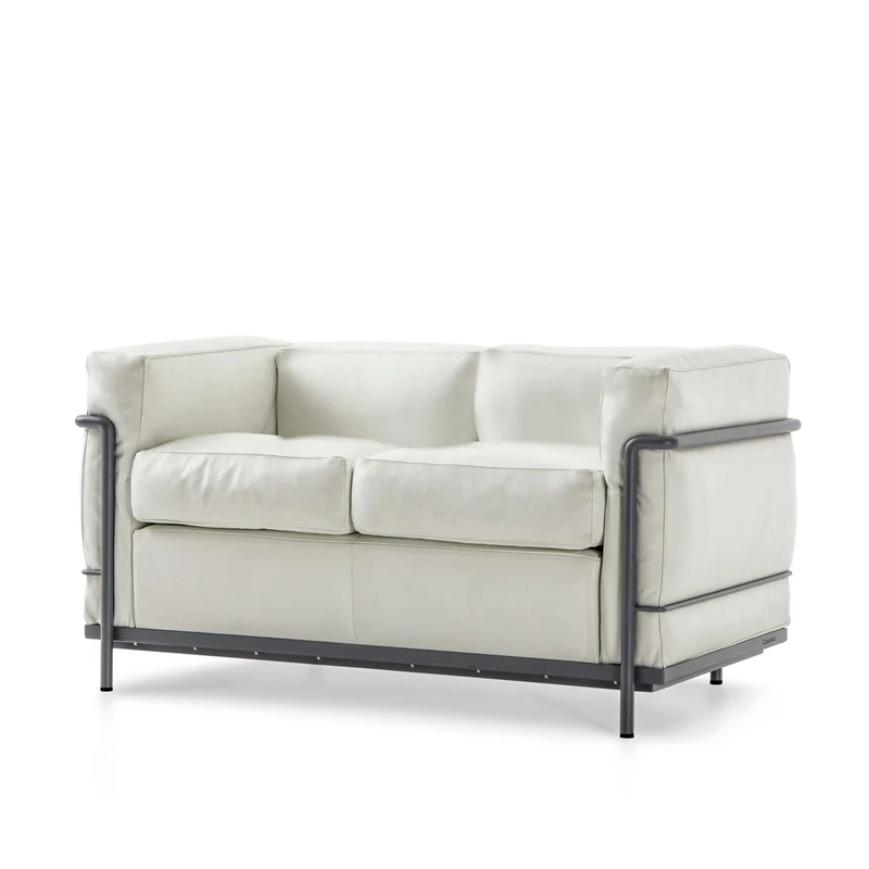 Sofa - "2, Fauteuil Grand Confort, Petit Modèle", designed by Le Corbusier, Pierre Jeanneret, Charlotte Perriand for Cassina