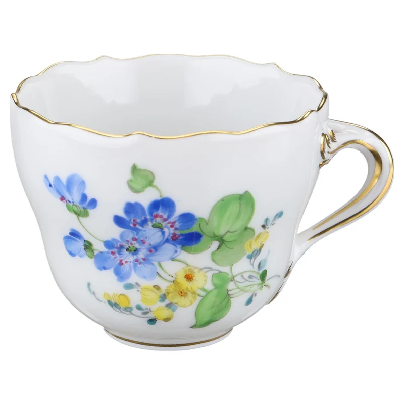 Mokkatasse Espressotasse Blüte Blau Typ II
