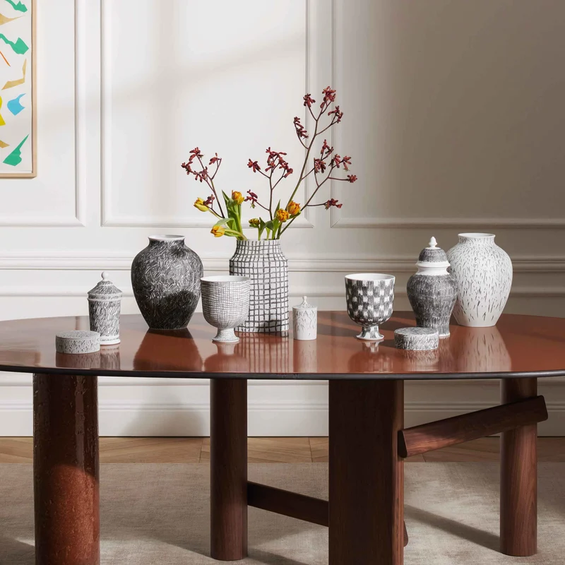 Porcelain Candleholder Vase POST SCRIPTUM, designed by Formafantasma for Cassina