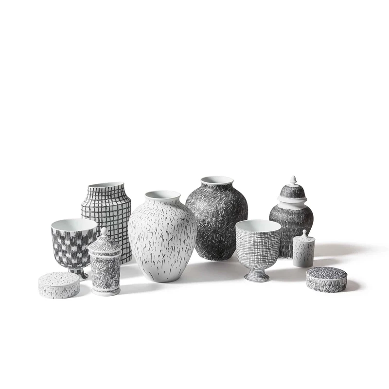 Porcelain Candleholder Vase POST SCRIPTUM, designed by Formafantasma for Cassina