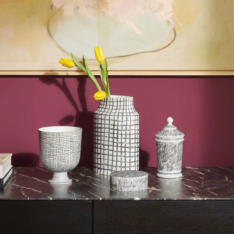 Porcelain Cachepot Vase POST SCRIPTUM, designed by Formafantasma for Cassina