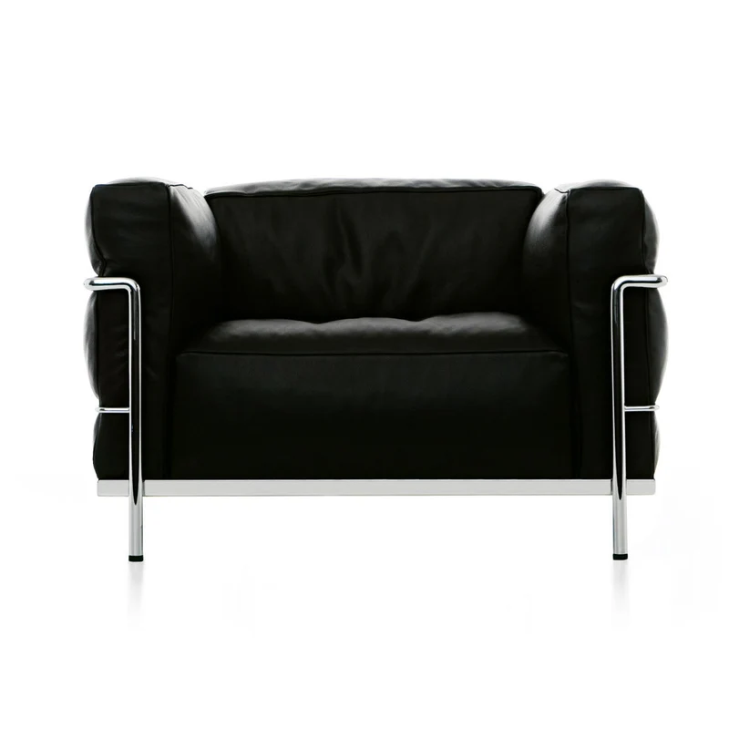 Armchair - "3, Fauteuil Grand Confort, Grand Modèle" designed by Le Corbusier, Pierre Jeanneret, Charlotte Perriand for Cassina