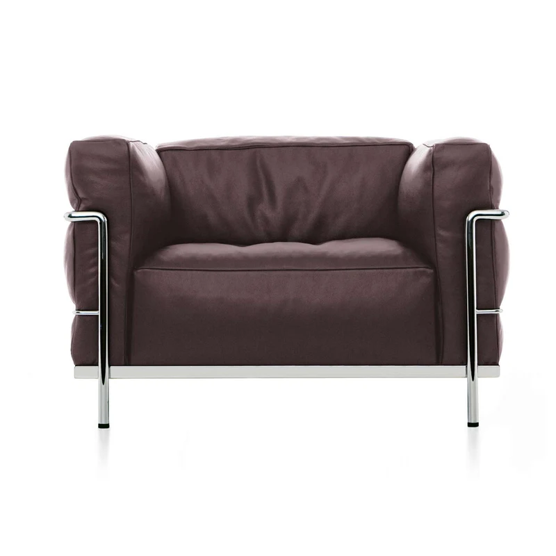 Armchair - "3, Fauteuil Grand Confort, Grand Modèle" designed by Le Corbusier, Pierre Jeanneret, Charlotte Perriand for Cassina