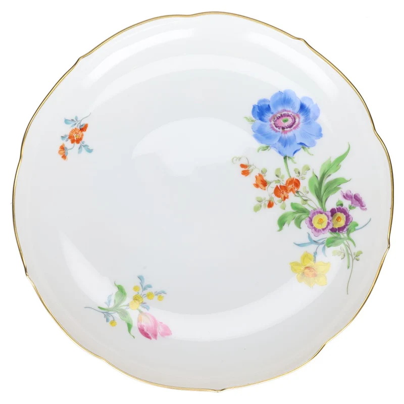 Untertasse für Suppe Blüte Blau