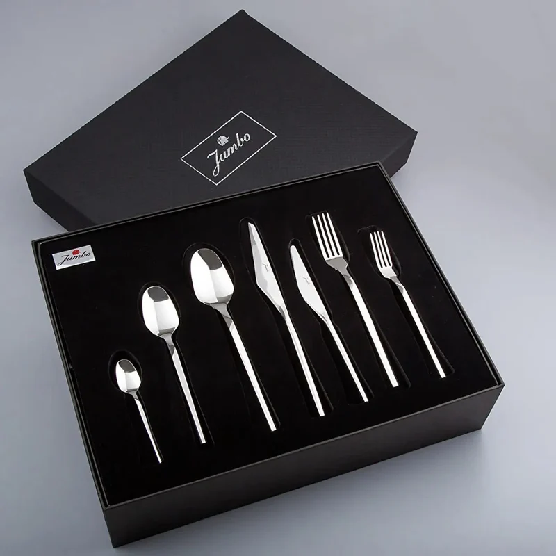 Jumbo 5100 Quarz 84-teiliges Besteckset für 12 Personen