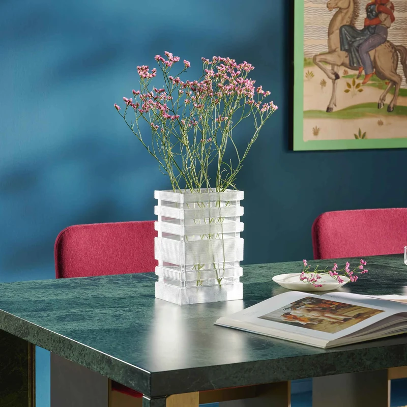 Glass Vase SKYSCRAPER, designed by Bodil Kjær for Cassina