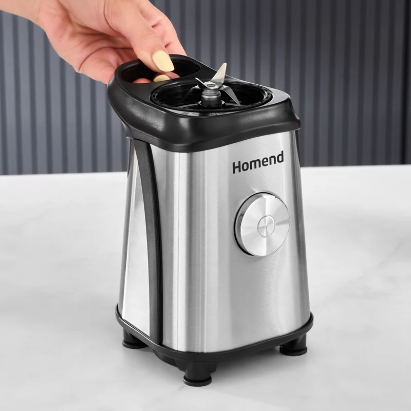 Homend Mixfresh 7010EU Personal Smoothie Blender Edelstahl 350W