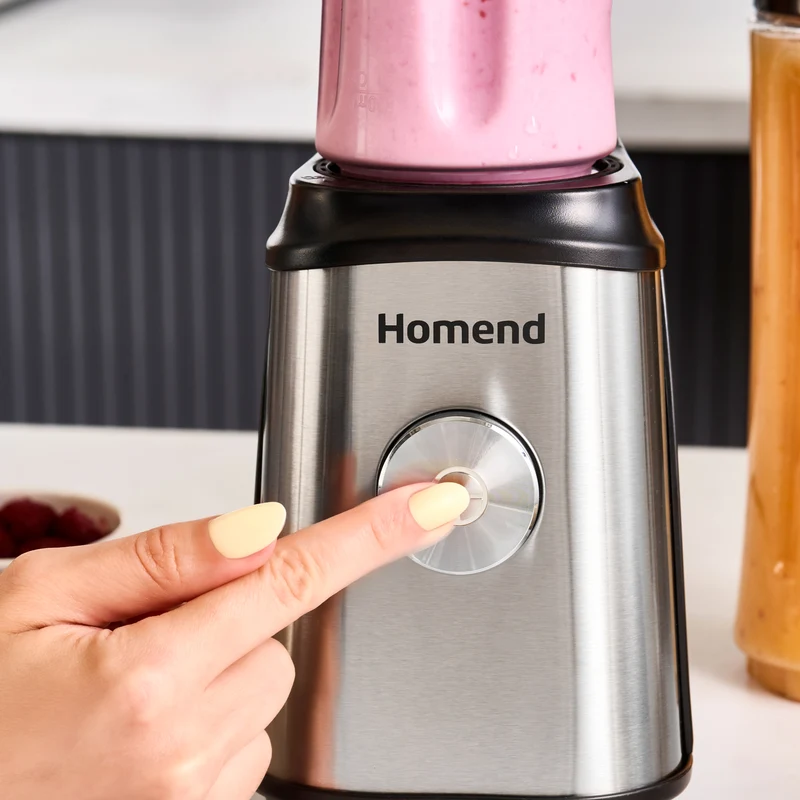 Homend Mixfresh 7010EU Personal Smoothie Blender Edelstahl 350W