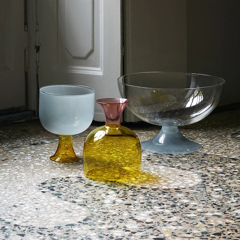 Blown Glass Bowl CUPPINO by Aldo Cibic for Paola C