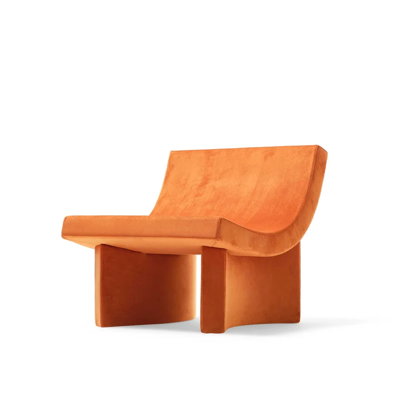 Padded Lounge Armchair TALK by Alessandro Di Prisco for Mogg