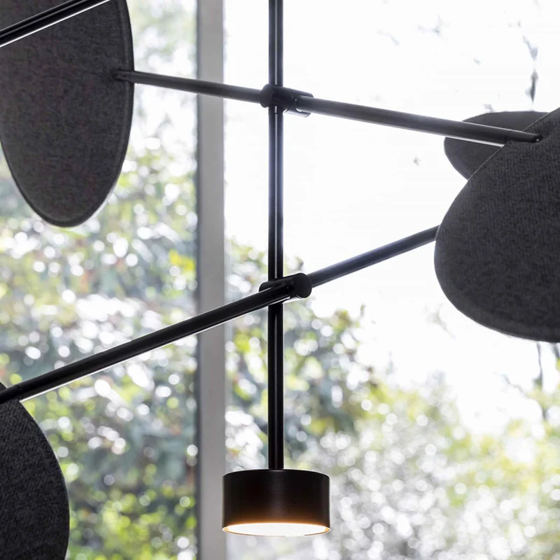 Metal Suspension Lamp DIVA by Sebastiano Tosi for Mogg