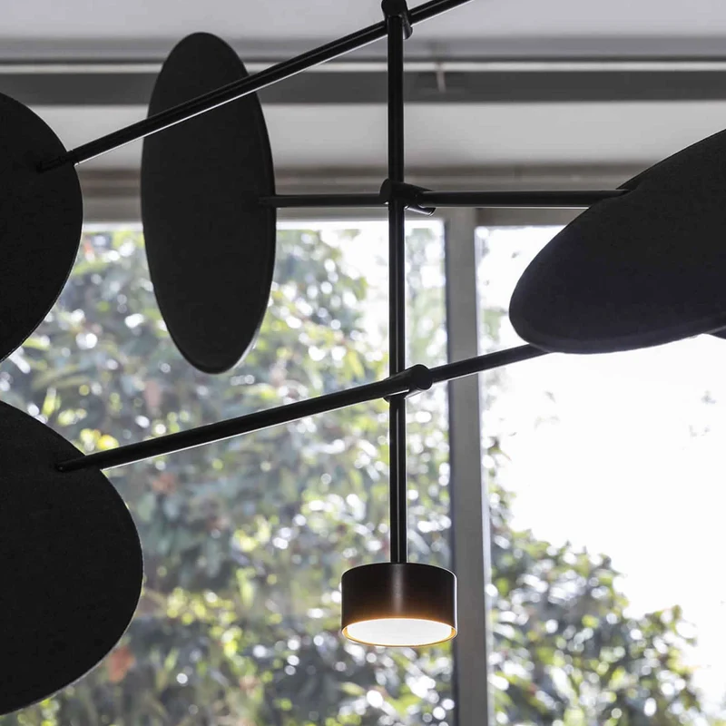 Metal Suspension Lamp DIVA by Sebastiano Tosi for Mogg