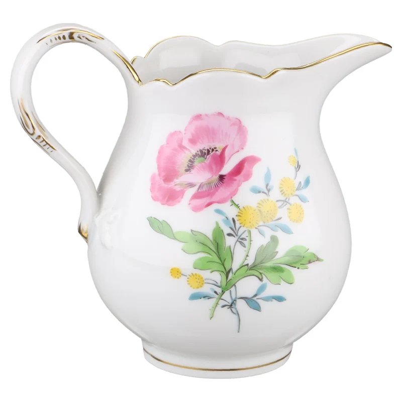 Milchkännchen Blüte Blau und Pink