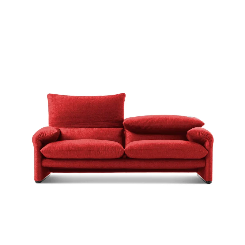 Fabric Two-Seater Sofa MARALUNGA MAXI, designed by Vico Magistretti for Cassina