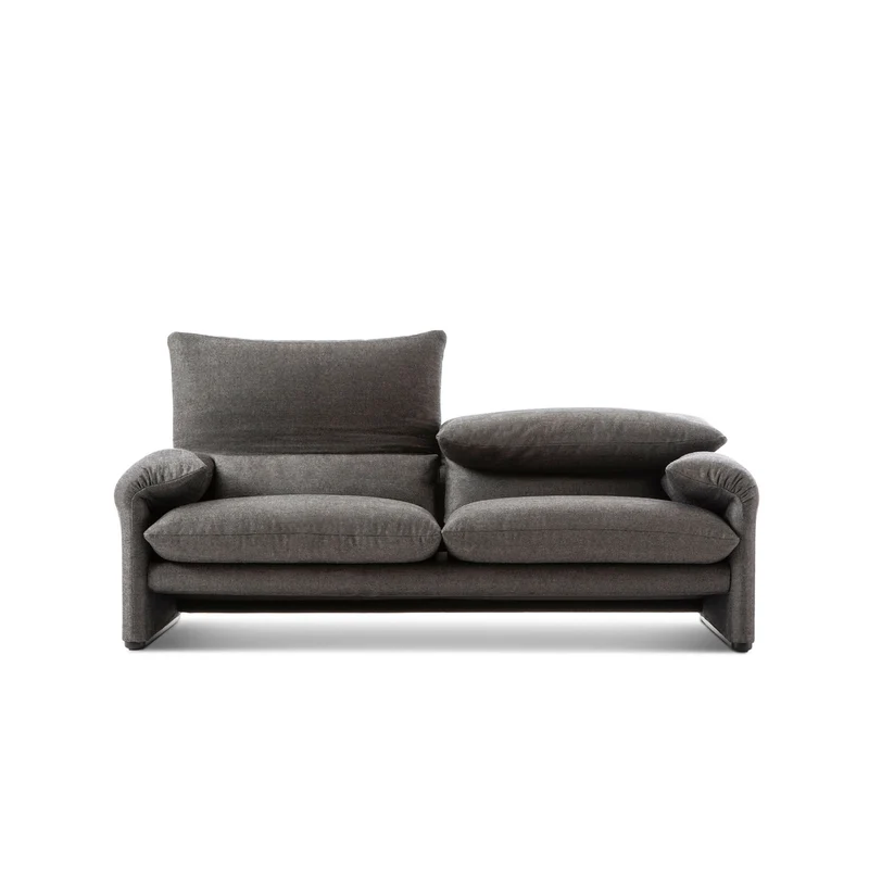 Fabric Two-Seater Sofa MARALUNGA MAXI, designed by Vico Magistretti for Cassina