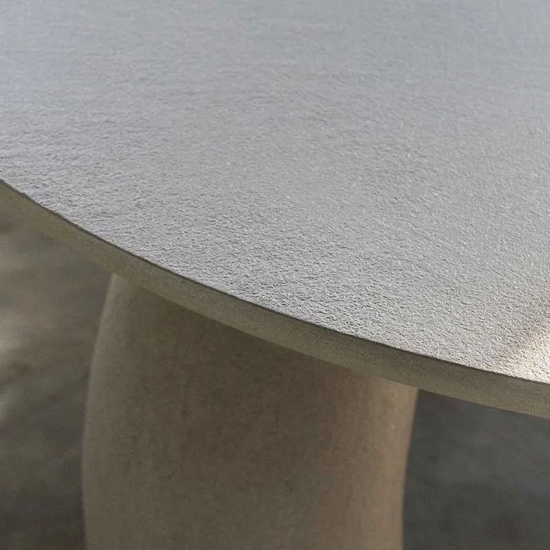 Wood Round Dining Table ELEPHANTE by Marcantonio for Mogg