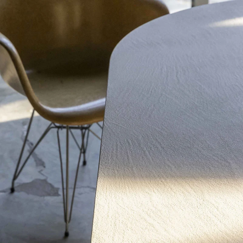 Wood Round Dining Table ELEPHANTE by Marcantonio for Mogg