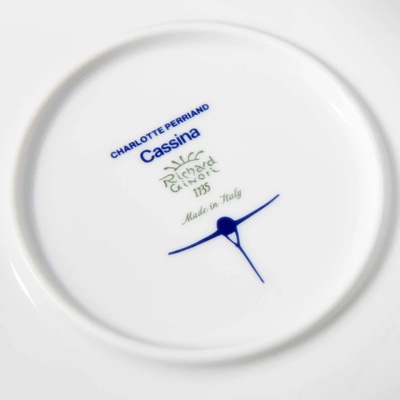 Porcelain Soup Plate Set TRONC, designed by Richard Ginori for Cassina