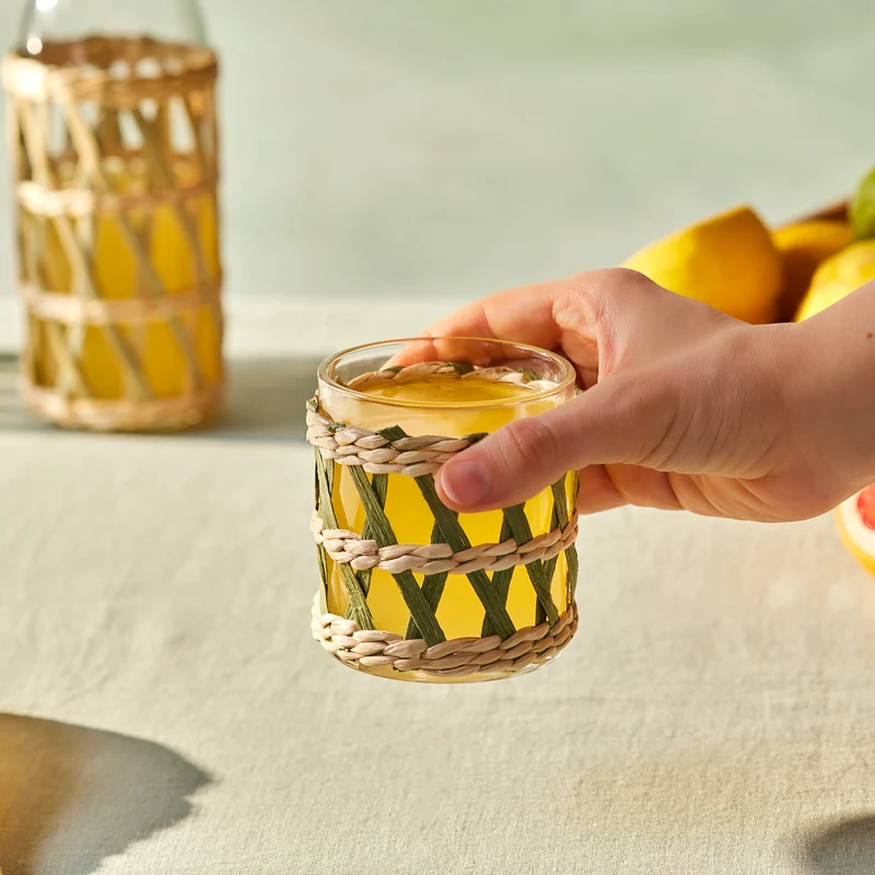 Karaca Waven Wasserglas, 285 ml, Grün